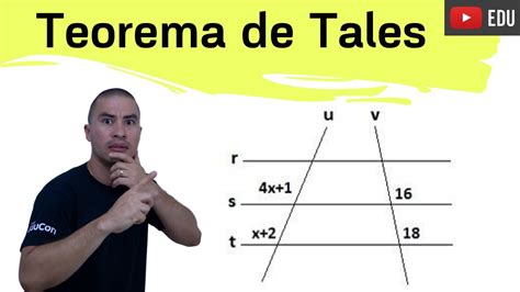 FÁcil E RÁpido Teorema De Tales Geometria Youtube