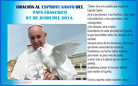 Papa Francisco Oración Al Espíritu Santo P3g