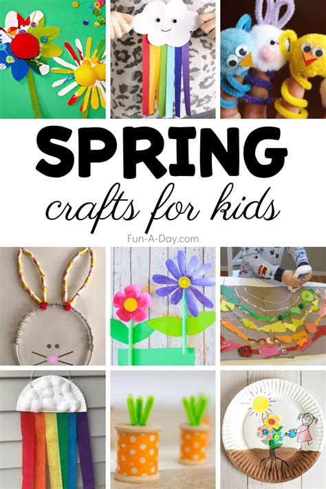 Spring Crafts Perfect For Preschoolers Fun A Day