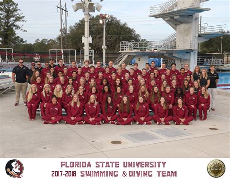 2017 18 Florida State Womens Swimming And Diving Team
