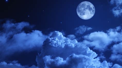 High Resolution Night Sky With Clouds 2560x1440 Download Hd