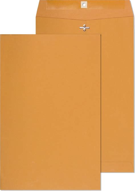 Booklet Envelopes Brown Kraft Limited Papers 500 9 5 X 12 Tm Open Side Office Equipment
