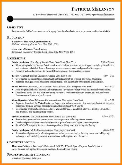 48 Current College Student Resume Objective That You Should Know