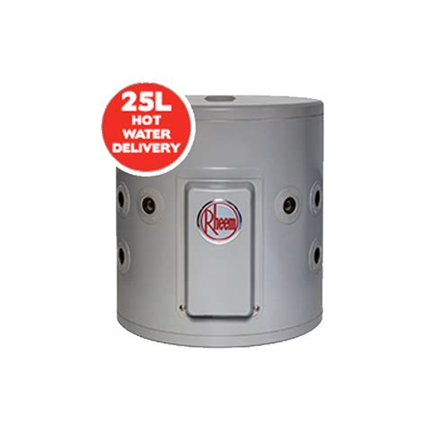 Rheem 25l Electric Hot Water System Plug 24kw Hot Water 2day