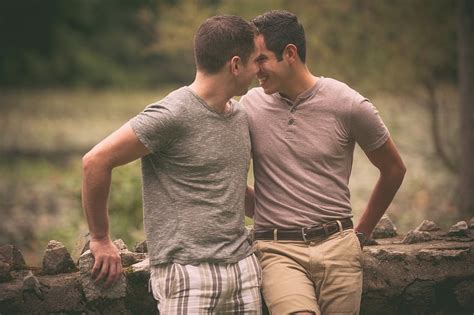 Outdoor Gay Engagement Shoot In Massachusetts Popsugar Love Sex