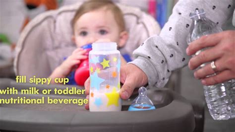 Have a constant sippy cup of water at your kid's reach. How to Transition from Bottle to Sippy Cup - YouTube