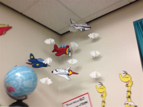 Classroom Decorations Airplane Mobile Classroom Decorations Toddler