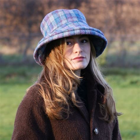 Ladies Harris Tweed Cloche Hat Harris Tweed Scotland