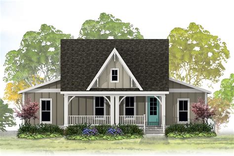 Exclusive 3 Bed Country Cottage Plan With Split Bedrooms 500077vv