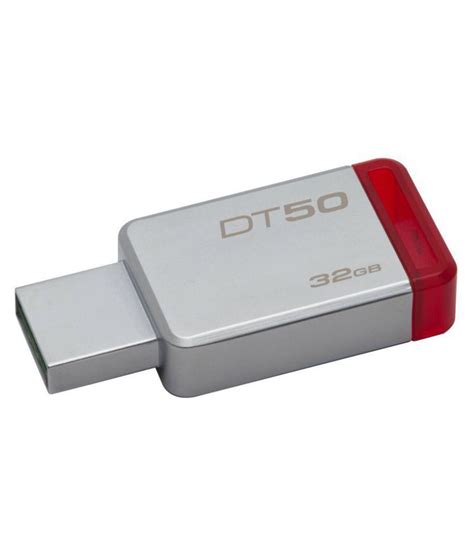 Kingston 32gb Datatraveler Dt50 Usb 30 Flash Drive Red
