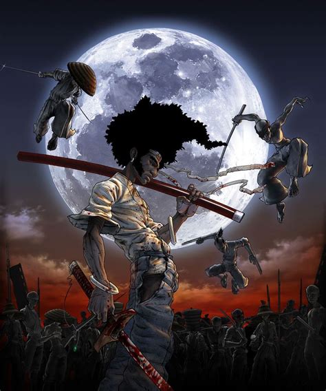 Afro Illustration Characters And Art Afro Samurai Samurai Art