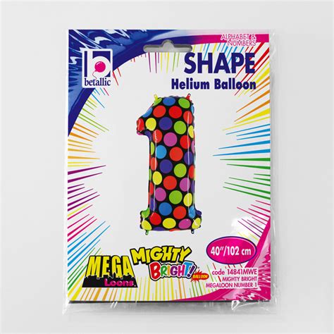 Number 1 Shape Helium Balloon 40inch - Dyon Center N.V.