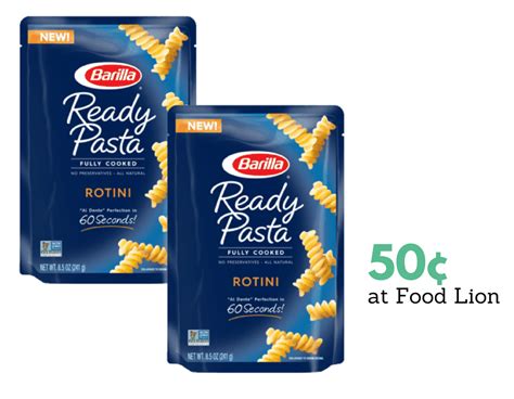 Why is barilla's pasta packet blue? Barilla Ready Pasta, As Low As 50¢ :: Southern Savers