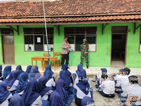 Police Goes To School Tni Polri Karawang Kota Beri Penyuluhan Kepada
