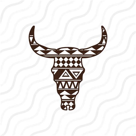 Free Free 69 Aztec Cow Skull Svg Free SVG PNG EPS DXF File