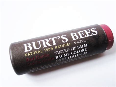 Burt's bees 100% natural tinted lip balm, red dahlia with shea butter & botanical waxes 2 tubes maybelline new york baby lips moisturizing lip balm, cherry me, 0.15 oz. Review: Burt's Bees Tinted Lip Balm in Red Dahlia | We ...