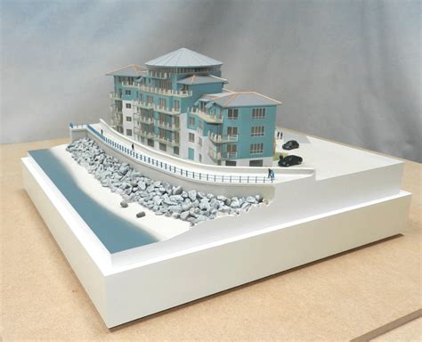 Our Latest Projects Modelmakers Waterside Apartments Model