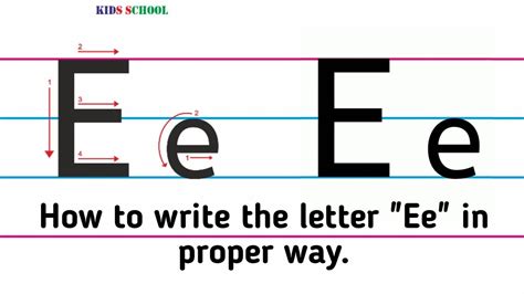 How To Write The Letter Ee Youtube