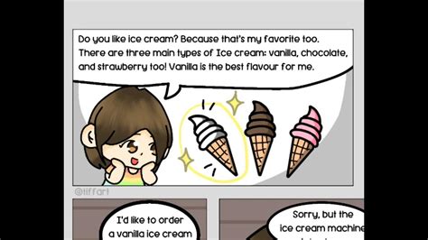mini comic 1 ice cream youtube