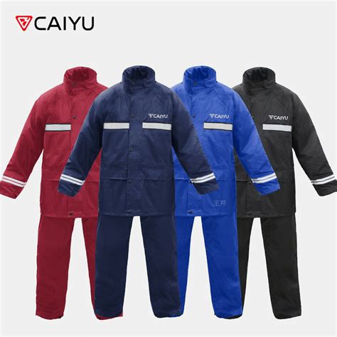Sifat bahan dasar yang baik untuk membuat jas hujan adalah. CAIYU - Promo !! Jas Hujan Caiyu Original / Bahan Taslan ...