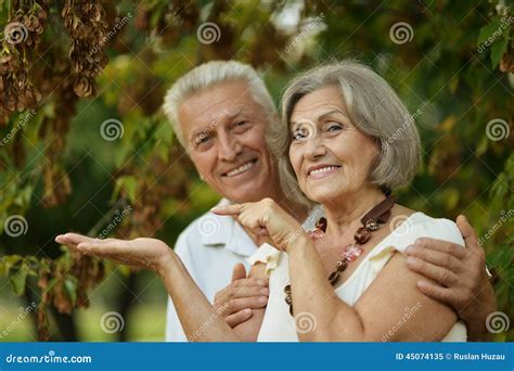 nice mature couple stock image image of park elderly 45074135