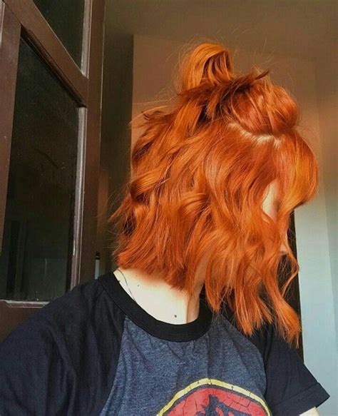 Orange Hair Copper Orange Hair Black Girl Orange Hair Ombre Dark Orange