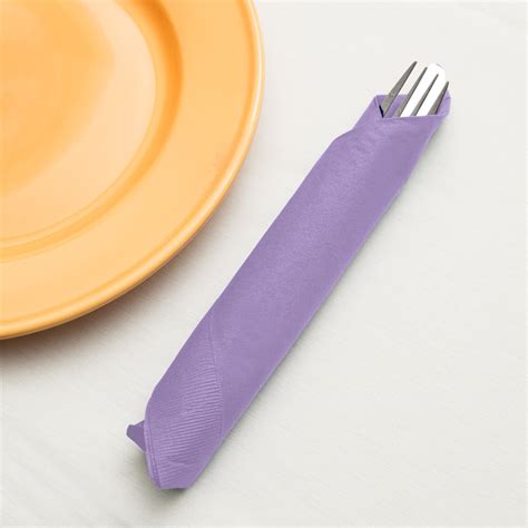 Luscious Lavender Purple Paper Dinner Napkin 3 Ply Creative
