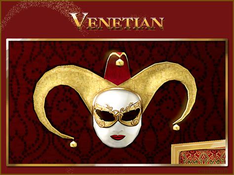 The Sims Resource Venetian Carnival Mask
