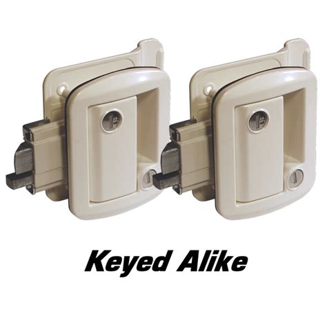 2 Global Rv Entry Door Locks With Paddle Handledeadbolt Keyed Alike