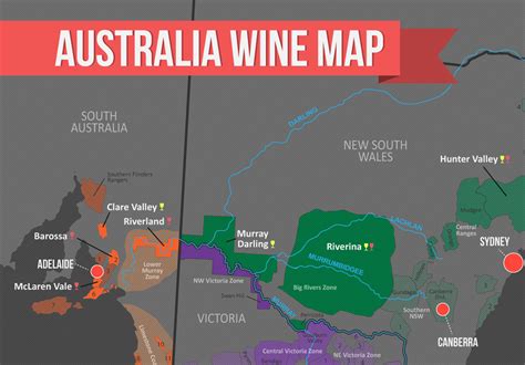Australias Wine Region Map Wine Folly