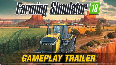 Farming Simulator 18 Gameplay Trailer Youtube