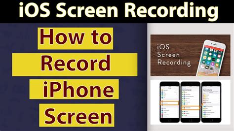 This gives you a small window of time to navigate to what you want to record on your. How to record iphone screen with audio - YouTube