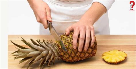 How To Cut A Pineapple Step To Step Howtowiki