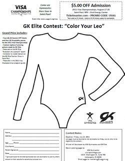 **find a coloring sheet on our facebook page **. Printable Design your own leotard entry | Printable ...