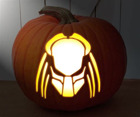Mylar Halloween Stencil Predator For Pumpkin Carving Jack O Etsy
