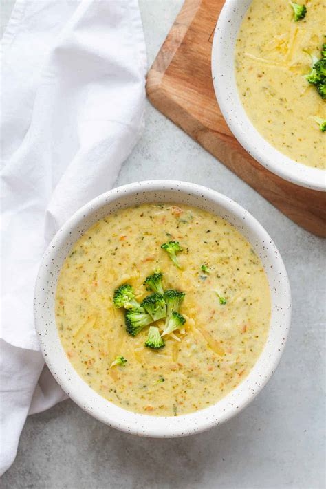 The Best Instant Pot Broccoli Cheddar Soup Nourish Plate