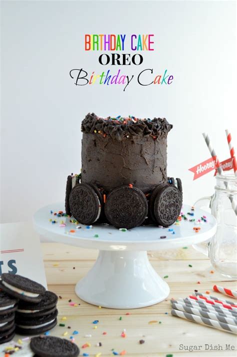 I ran out of oat flour and substituted coconut flour. Birthday Cake Oreo Birthday Cake - Sugar Dish Me