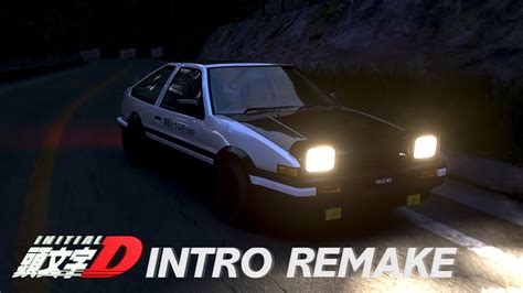 Initial D Remake Opening Scene In Assetto Corsa Youtube