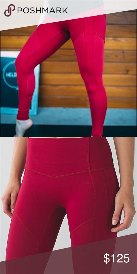 Thank you so much for watching! RARE RED Lululemon all the right places pant Size 8 like ...
