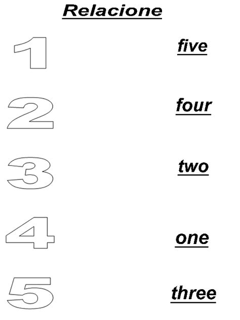 28 Atividades De Inglês Sobre Números Para Imprimir Online Cursos