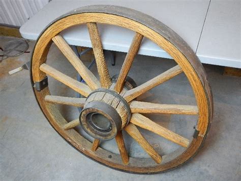 Antique Wagon Wheel In Mint Condition