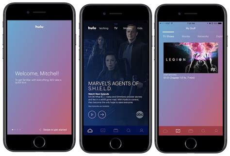 The app looks very elegant with large media elements and transparent navigation elements and icons. 'Hulu With Live TV' Appears on App Store, Includes FOX ...