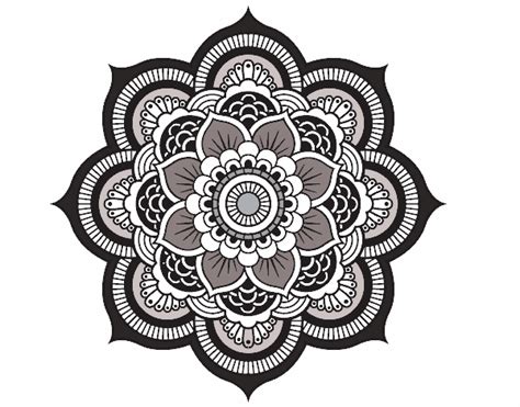 Coloriage mandala fleur a imprimer mandala coloring pages. Dessin de Mandala fleur oriental colorie par Gyna94 le 26 de Octobre de 2015 à Coloritou.com