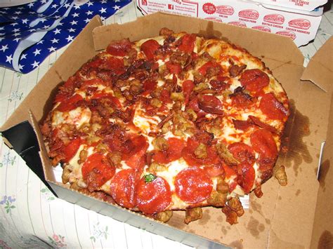 dominos pan pizza there new pan pizza and this thing is go… flickr