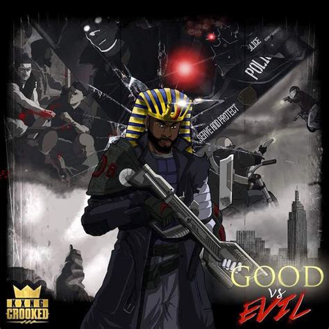 Kxng Crooked Good Vs Evil Album Stream Cover Art And Tracklist Hiphopdx