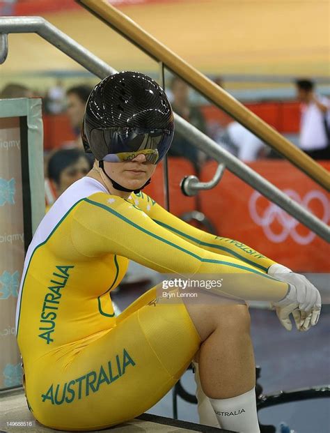 Anna Meares Of Australia Looks On During Women S Sprint Track Cycling Track Cycling