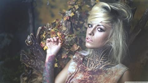 tattooed woman beauty tatto model style hd wallpaper peakpx