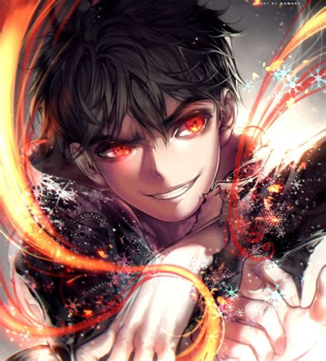 Male Anime Character Wallpaper Jack Nightmare Anime Boys Red Eyes