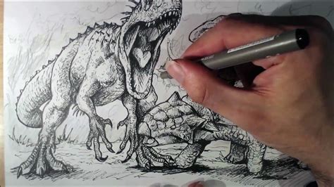 Indominus Rex Vs Ankylosaurus Part Drawing Ankylosaurus 48 Off
