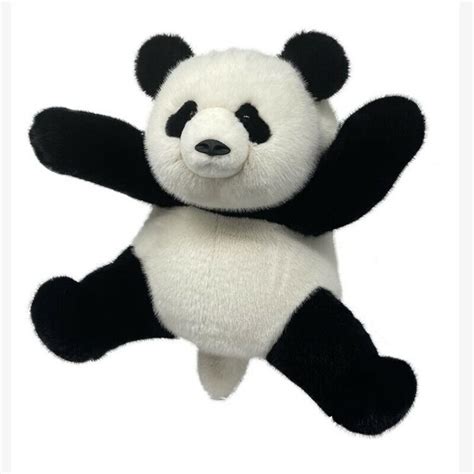 Menglan Panda Plush Realistic Panda Plush With Movable Limbs